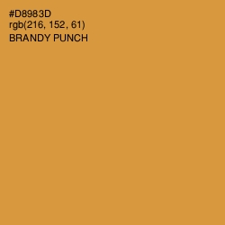 #D8983D - Brandy Punch Color Image